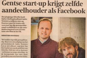 Silverfin in De Tijd: Wij zijn geen typische start-up, wij draaien op eigen geld