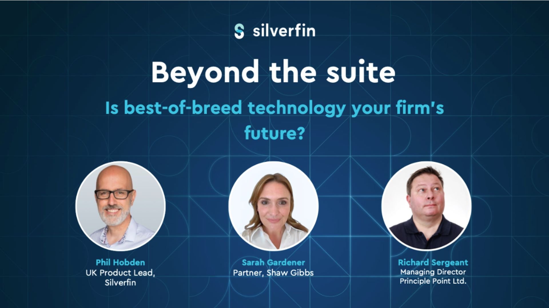 Beyond the Suite webinar. Best of breed technology