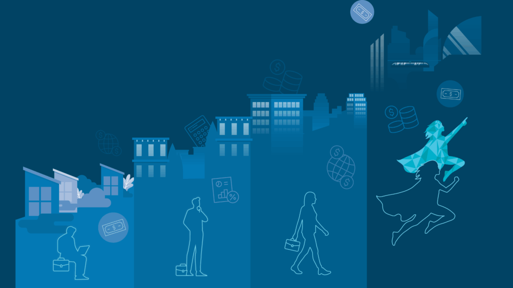 Four stages of digital transformation