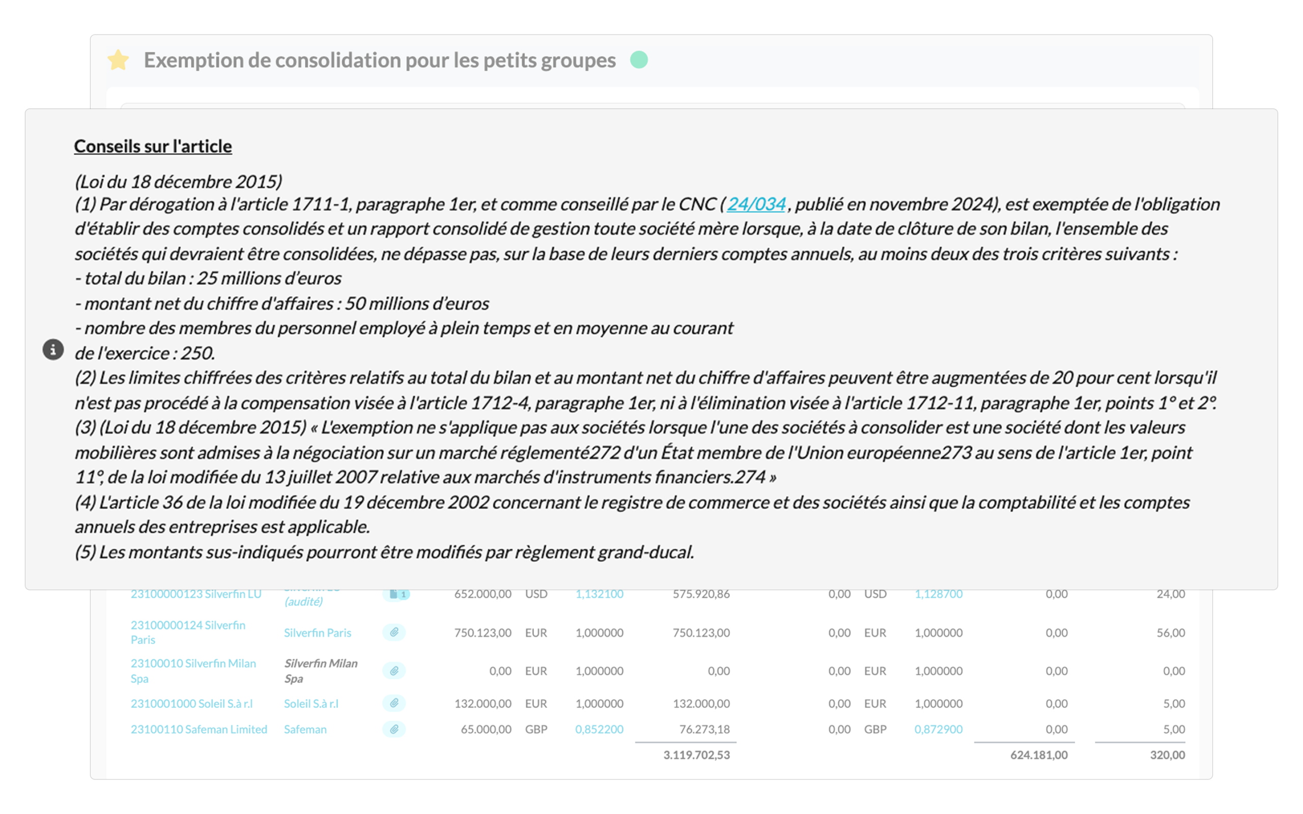 Legal Assistant Screenshot