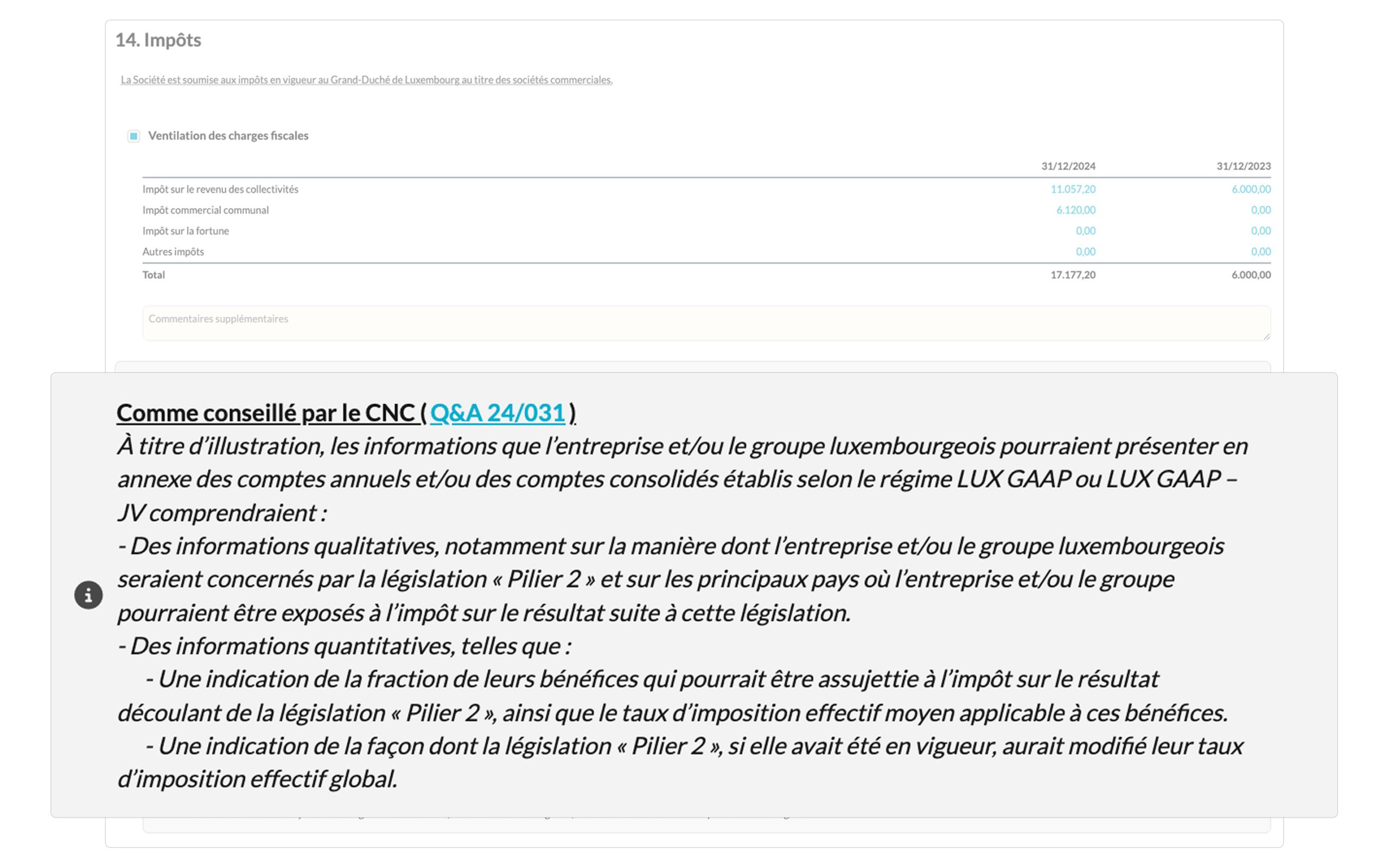Legal Assistant Screenshot